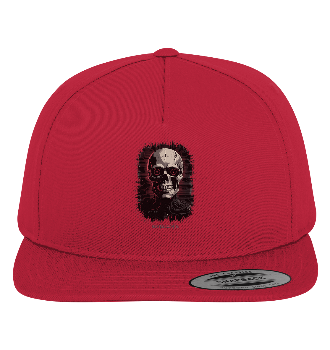 Cyber Decay - Die Verschmelzung von Technologie und Verfall - Premium Snapback | Kappen & Mützen | Dark Shadows Arts