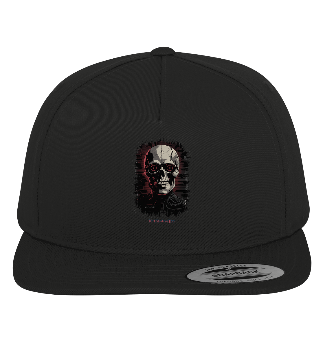 Cyber Decay - Die Verschmelzung von Technologie und Verfall - Premium Snapback | Kappen & Mützen | Dark Shadows Arts