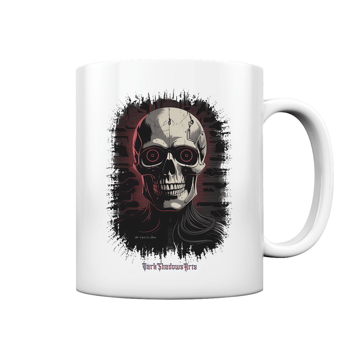 Cyber Decay - Die Verschmelzung von Technologie und Verfall - Tasse glossy | Trinkgefäße | Dark Shadows Arts