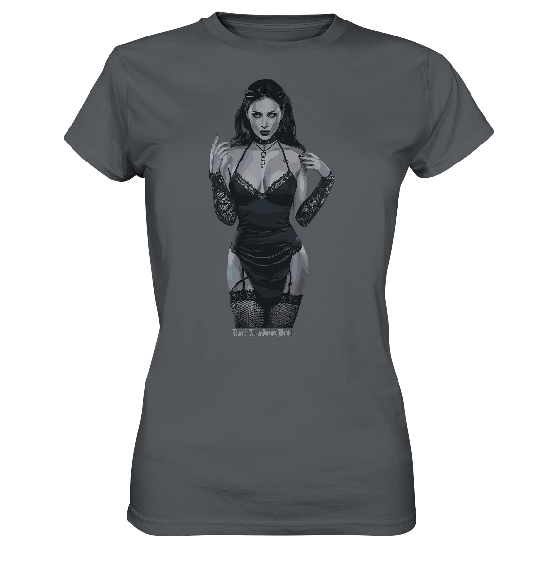 Dark and Mystical Lilith: Verführerische Dunkelheit - Ladies Premium Shirt | Lady - Shirts | Dark Shadows Arts