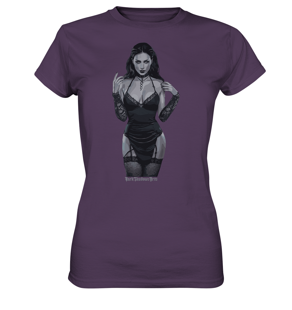 Dark and Mystical Lilith: Verführerische Dunkelheit - Ladies Premium Shirt | Lady - Shirts | Dark Shadows Arts