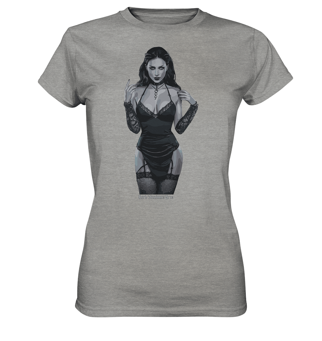 Dark and Mystical Lilith: Verführerische Dunkelheit - Ladies Premium Shirt | Lady - Shirts | Dark Shadows Arts