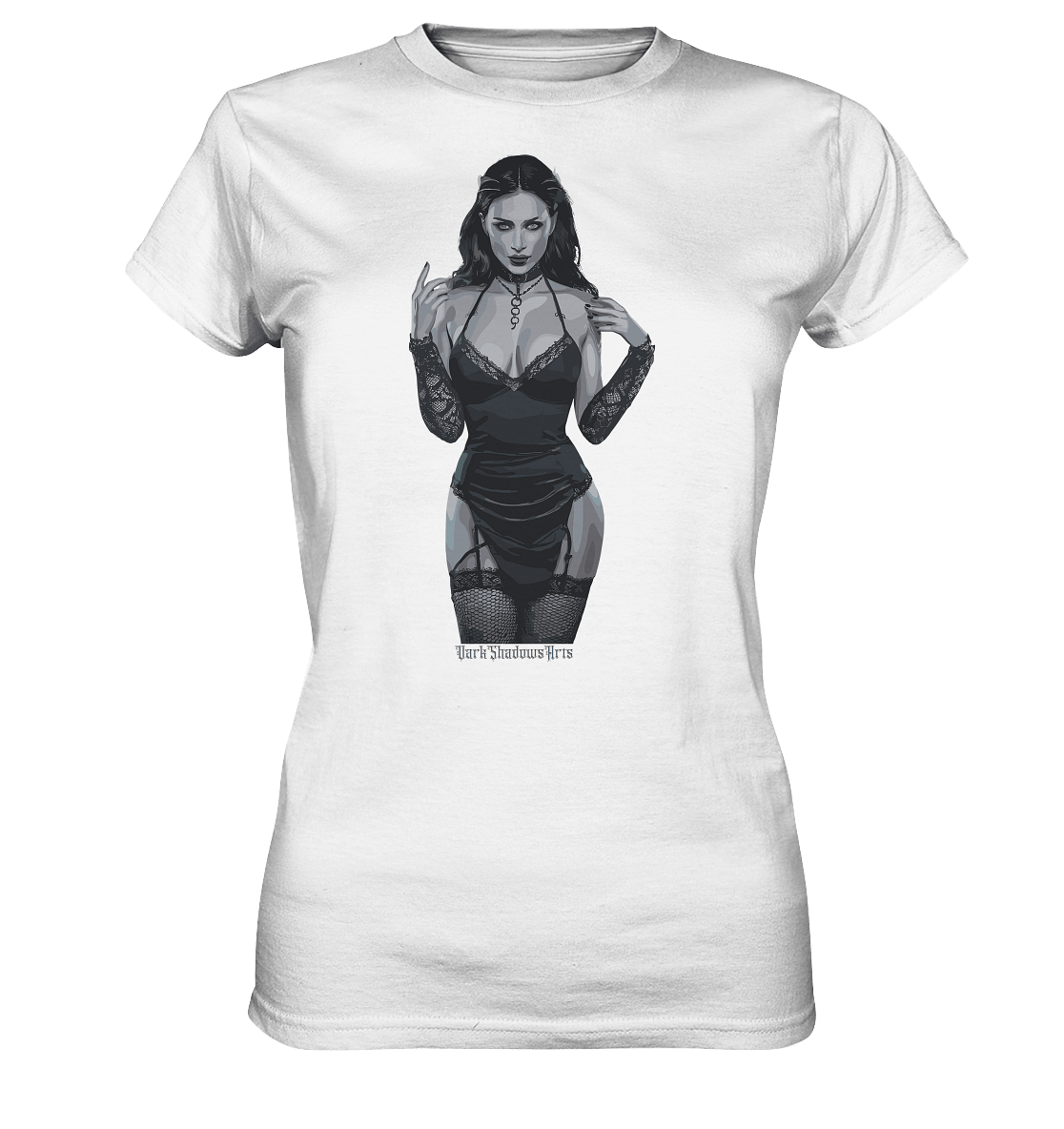 Dark and Mystical Lilith: Verführerische Dunkelheit - Ladies Premium Shirt | Lady - Shirts | Dark Shadows Arts