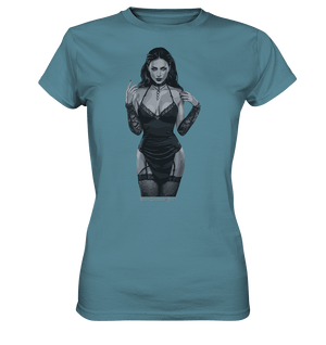 Dark and Mystical Lilith: Verführerische Dunkelheit - Ladies Premium Shirt | Lady - Shirts | Dark Shadows Arts