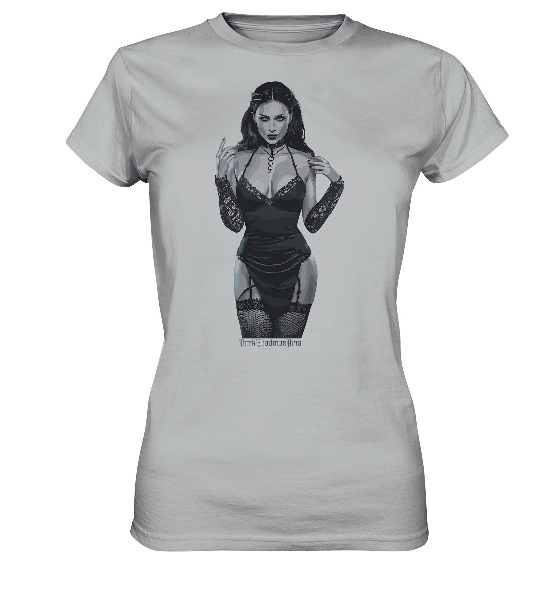 Dark and Mystical Lilith: Verführerische Dunkelheit - Ladies Premium Shirt | Lady - Shirts | Dark Shadows Arts