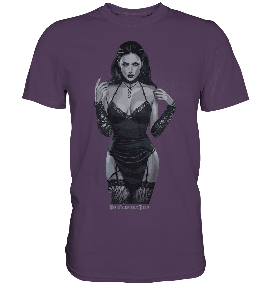 Dark and Mystical Lilith: Verführerische Dunkelheit - Premium Shirt | Unisex - Shirts | Dark Shadows Arts