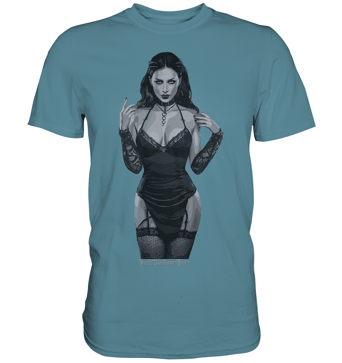 Dark and Mystical Lilith: Verführerische Dunkelheit - Premium Shirt | Unisex - Shirts | Dark Shadows Arts