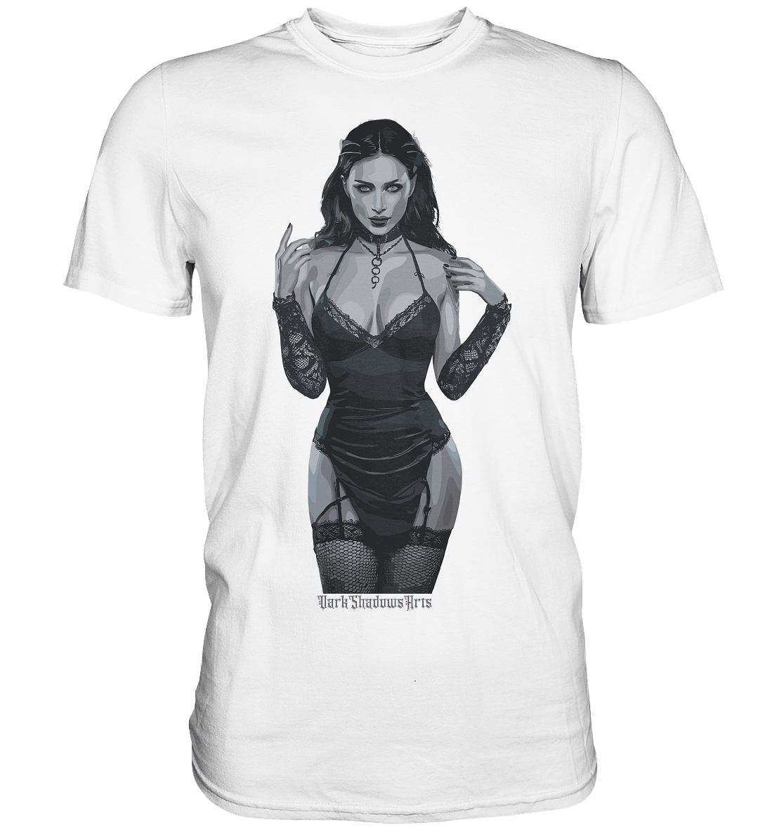Dark and Mystical Lilith: Verführerische Dunkelheit - Premium Shirt | Unisex - Shirts | Dark Shadows Arts