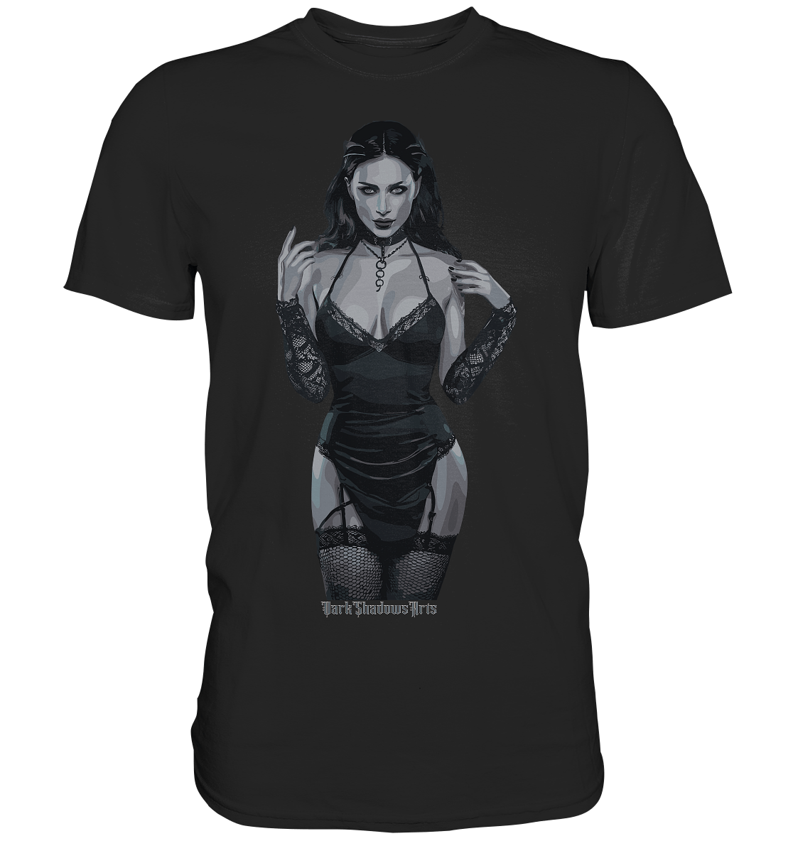 Dark and Mystical Lilith: Verführerische Dunkelheit - Premium Shirt | Unisex - Shirts | Dark Shadows Arts