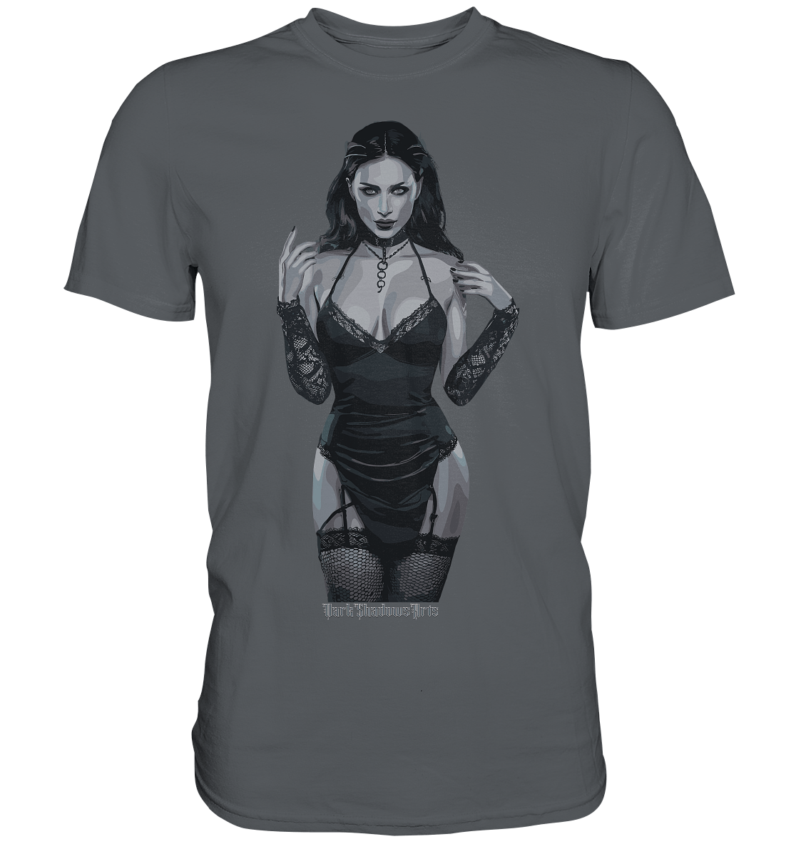 Dark and Mystical Lilith: Verführerische Dunkelheit - Premium Shirt | Unisex - Shirts | Dark Shadows Arts