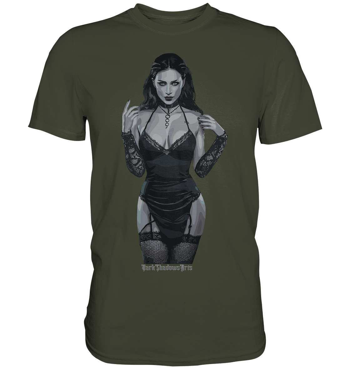 Dark and Mystical Lilith: Verführerische Dunkelheit - Premium Shirt | Unisex - Shirts | Dark Shadows Arts