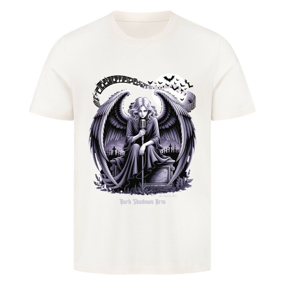 Dark Angel Song_ Stimme der Nacht - HigherBlanks Premium T-Shirt | T-Shirt | Dark Shadows Arts