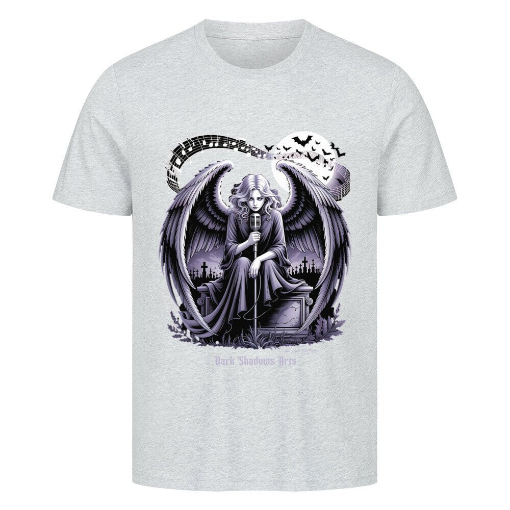 Dark Angel Song_ Stimme der Nacht - HigherBlanks Premium T-Shirt | T-Shirt | Dark Shadows Arts