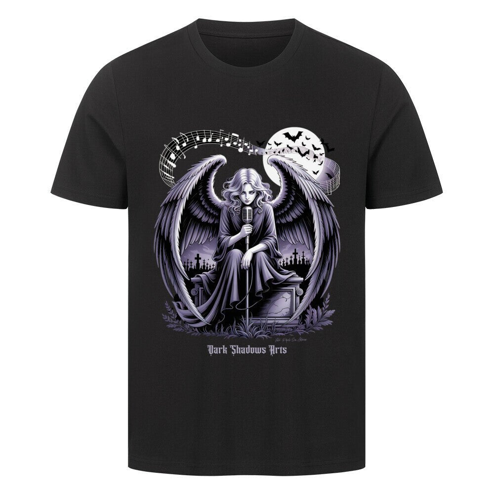 Dark Angel Song_ Stimme der Nacht - HigherBlanks Premium T-Shirt | T-Shirt | Dark Shadows Arts