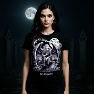Dark Angel Song_ Stimme der Nacht - HigherBlanks Premium T-Shirt | T-Shirt | Dark Shadows Arts