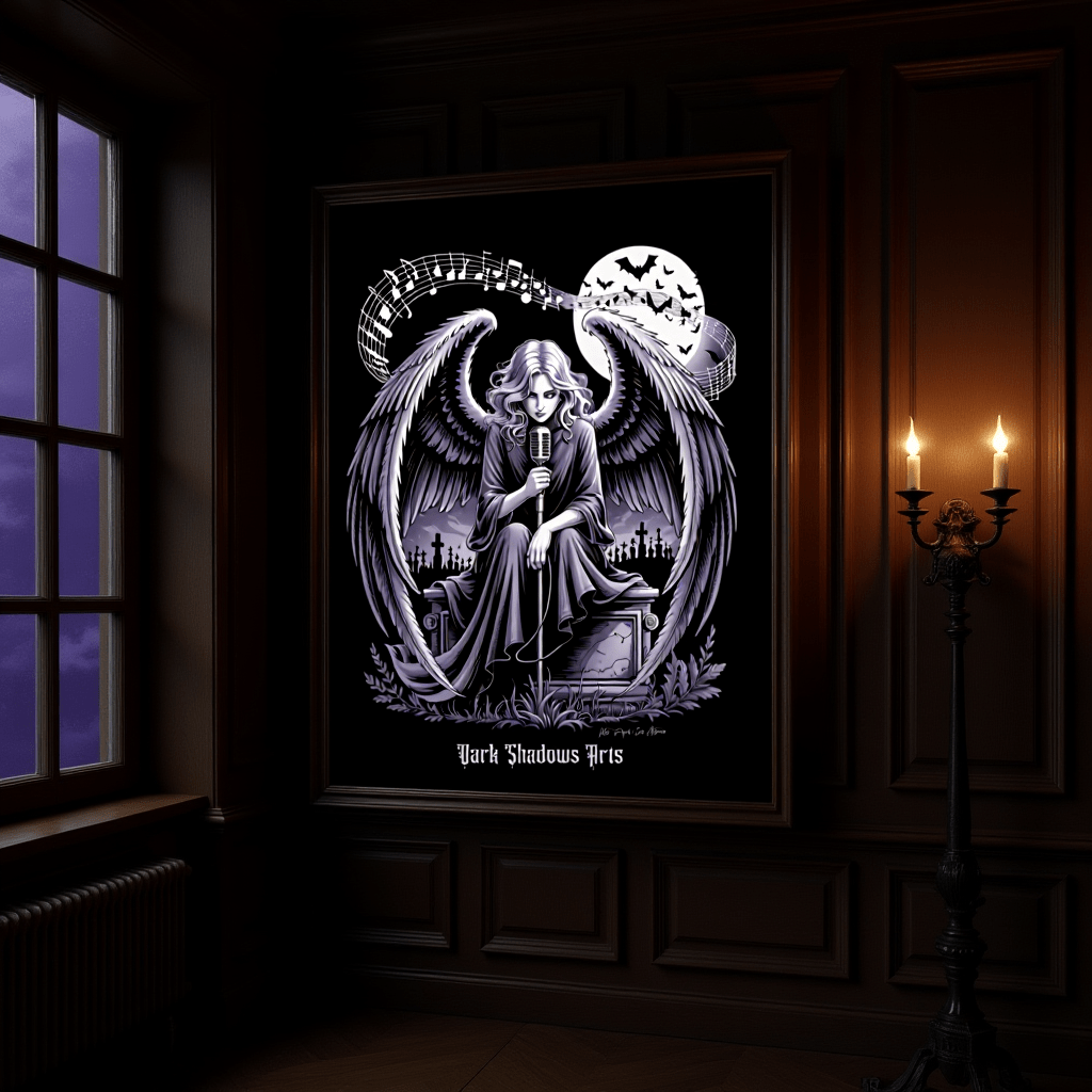 Dark Angel Song – Stimme der Nacht - Poster 3:4 | Poster | Dark Shadows Arts