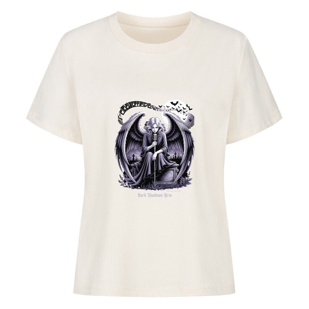 Dark Angel Song_ Stimme der Nacht - Premium Organic Shirt Women | T-Shirt | Dark Shadows Arts