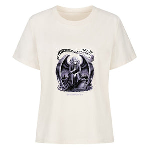 Dark Angel Song_ Stimme der Nacht - Premium Organic Shirt Women | T-Shirt | Dark Shadows Arts