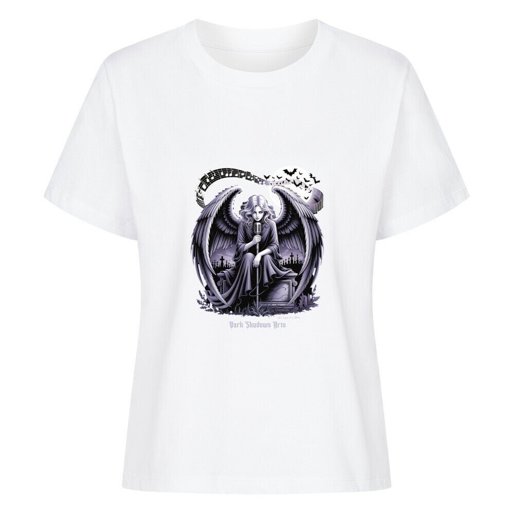 Dark Angel Song_ Stimme der Nacht - Premium Organic Shirt Women | T-Shirt | Dark Shadows Arts