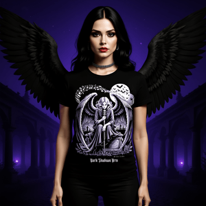 Dark Angel Song_ Stimme der Nacht - Premium Organic Shirt Women | T-Shirt | Dark Shadows Arts