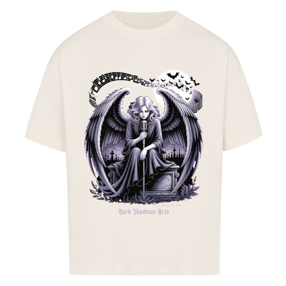 Dark Angel Song_ Stimme der Nacht - VACANCY Oversized Shirt | T-Shirt | Dark Shadows Arts