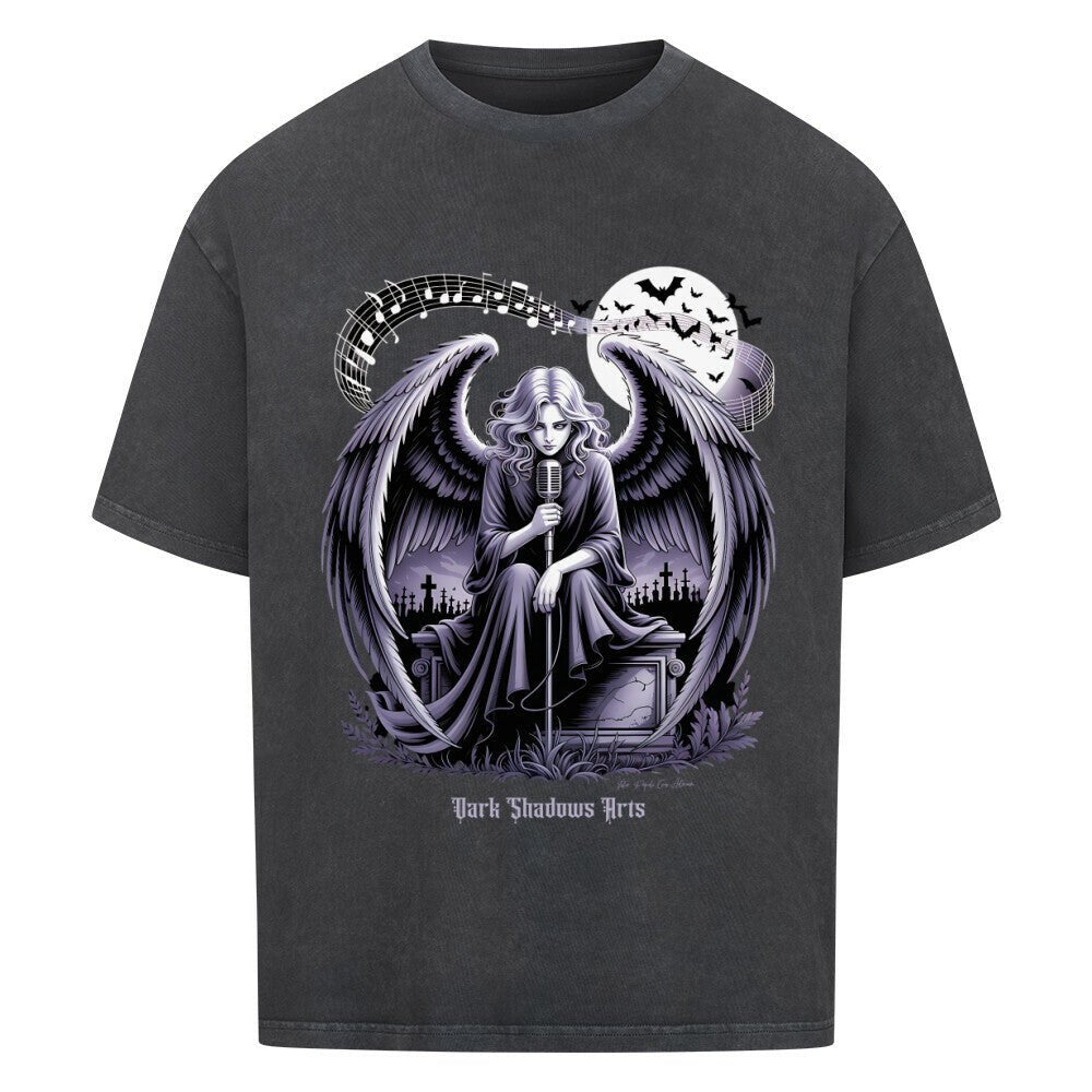 Dark Angel Song_ Stimme der Nacht - VACANCY Oversized Shirt | T-Shirt | Dark Shadows Arts
