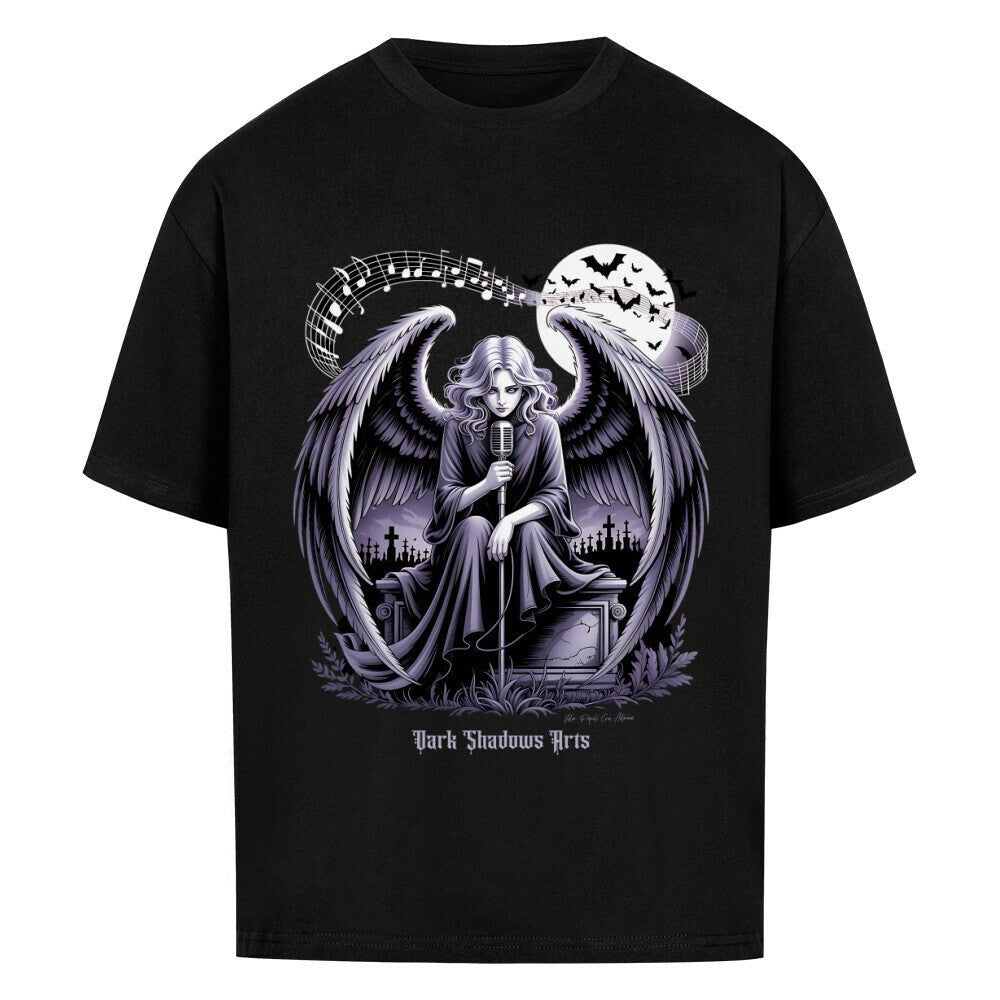 Dark Angel Song_ Stimme der Nacht - VACANCY Oversized Shirt | T-Shirt | Dark Shadows Arts