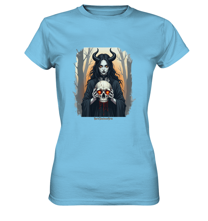 Dark Enchantment The Skull Keeper - Ladies Premium Shirt | Lady - Shirts | Dark Shadows Arts
