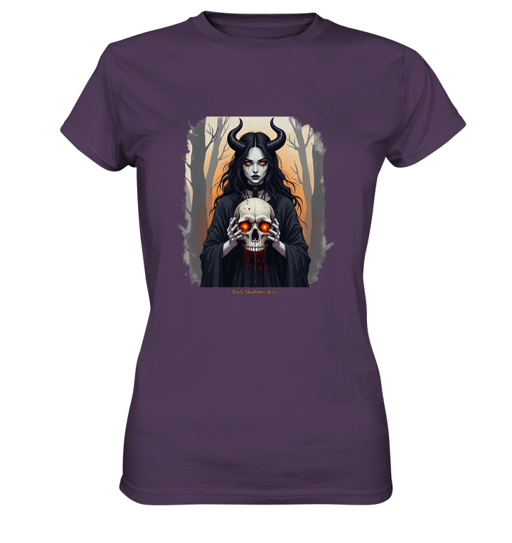 Dark Enchantment The Skull Keeper - Ladies Premium Shirt | Lady - Shirts | Dark Shadows Arts