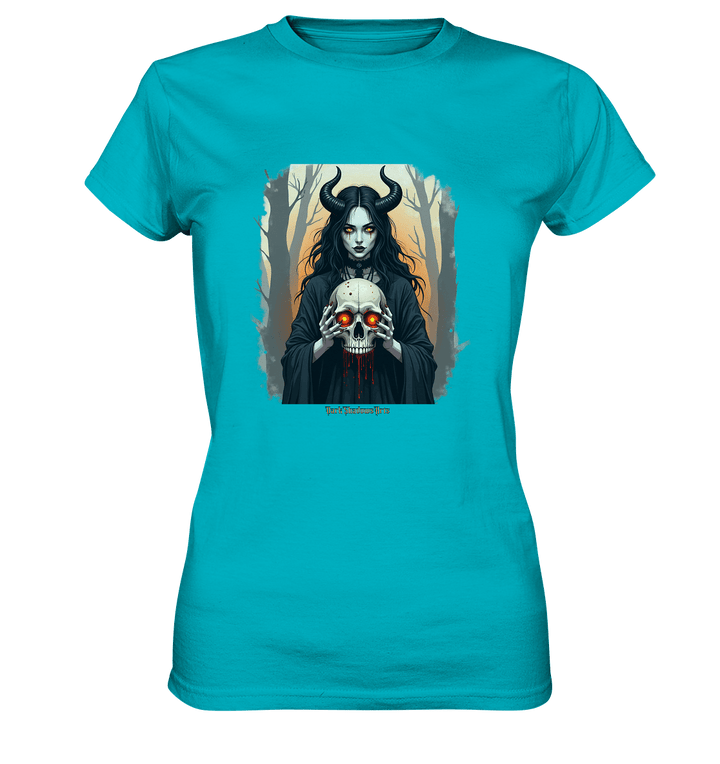 Dark Enchantment The Skull Keeper - Ladies Premium Shirt | Lady - Shirts | Dark Shadows Arts