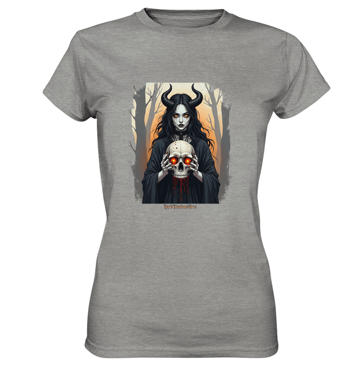 Dark Enchantment The Skull Keeper - Ladies Premium Shirt | Lady - Shirts | Dark Shadows Arts