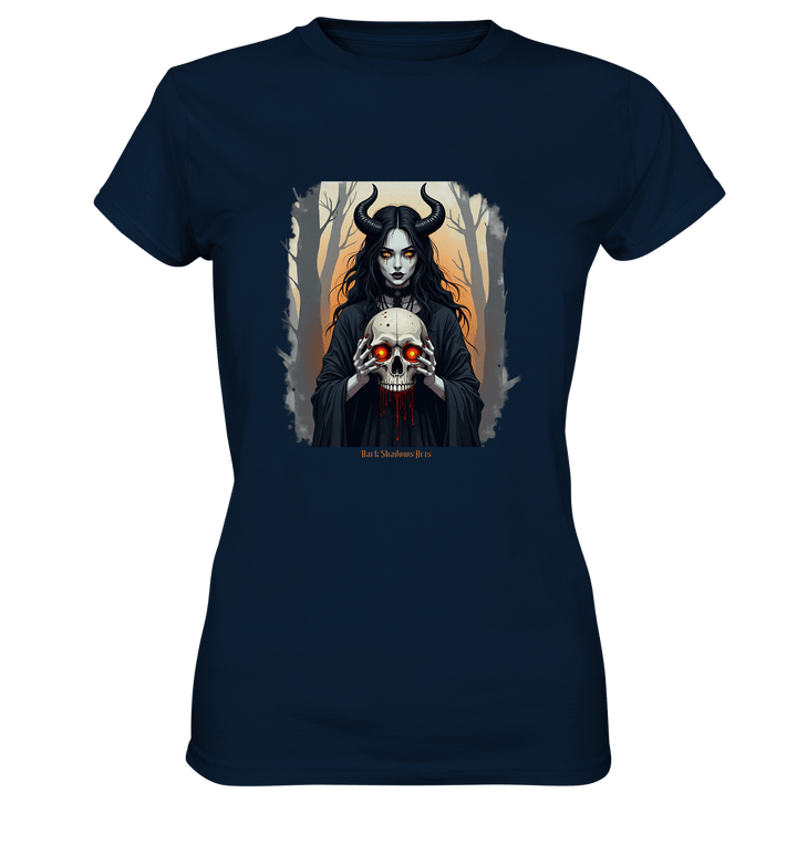 Dark Enchantment The Skull Keeper - Ladies Premium Shirt | Lady - Shirts | Dark Shadows Arts