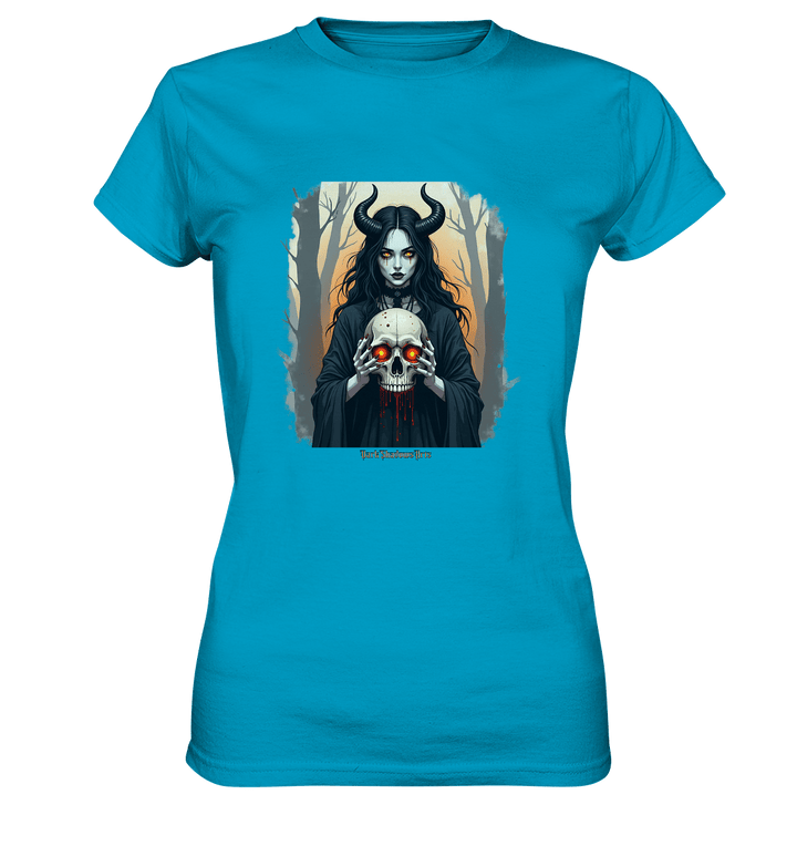 Dark Enchantment The Skull Keeper - Ladies Premium Shirt | Lady - Shirts | Dark Shadows Arts