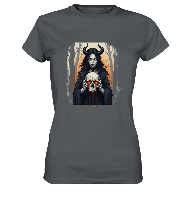 Dark Enchantment The Skull Keeper - Ladies Premium Shirt | Lady - Shirts | Dark Shadows Arts