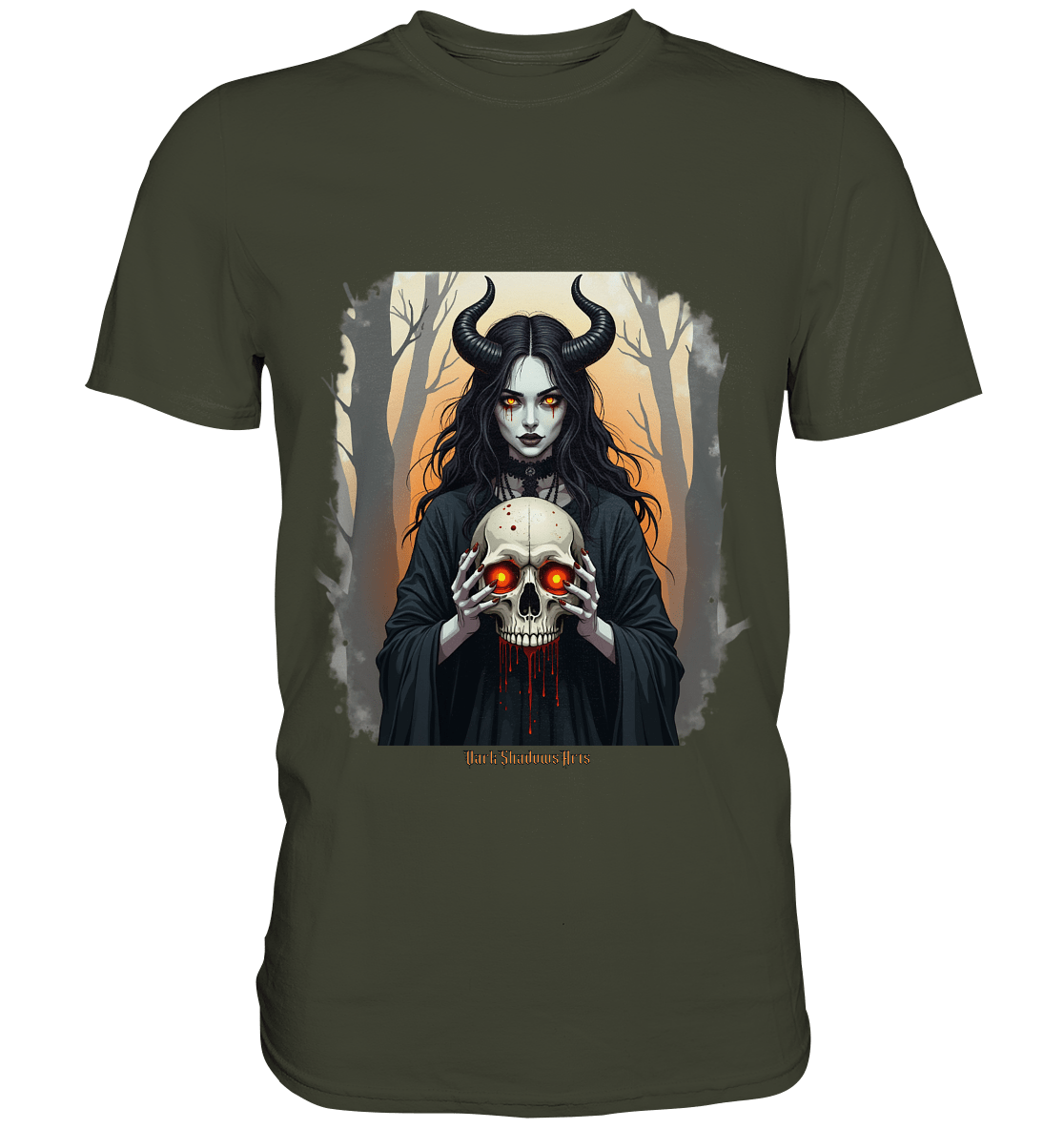 Dark Enchantment The Skull Keeper - Premium Shirt | Unisex - Shirts | Dark Shadows Arts