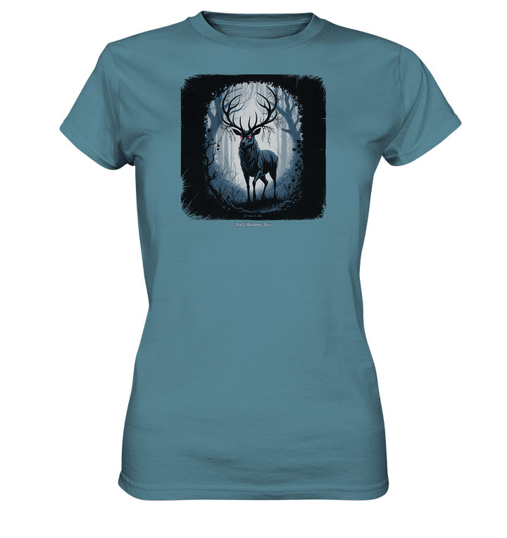 dark forest stag - die geheimnisvolle kraft des Waldes - Ladies Premium Shirt | Lady - Shirts | Dark Shadows Arts