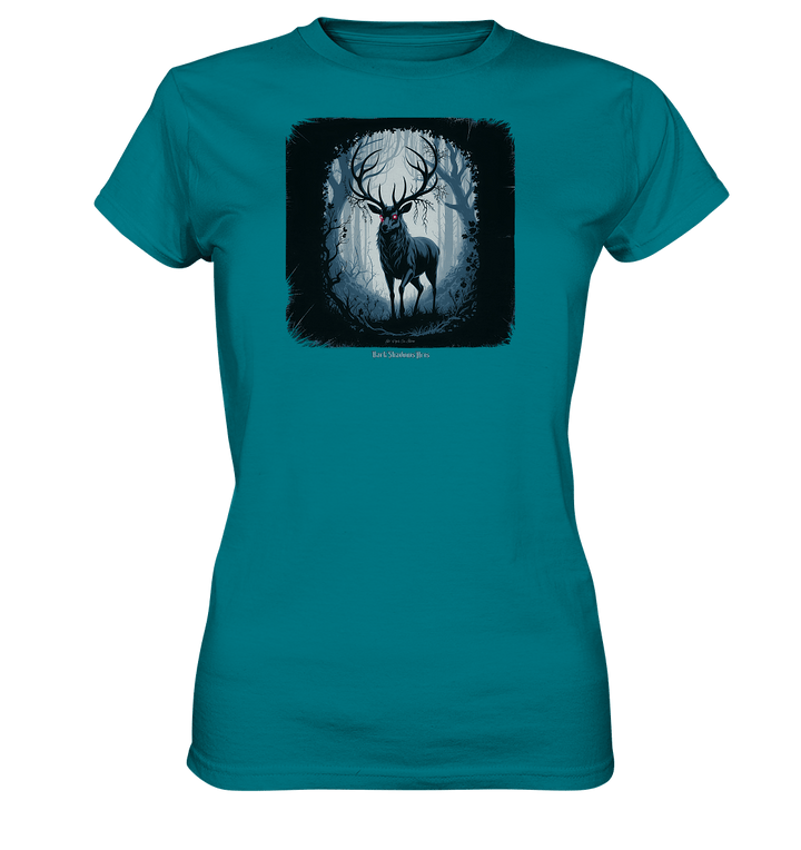 dark forest stag - die geheimnisvolle kraft des Waldes - Ladies Premium Shirt | Lady - Shirts | Dark Shadows Arts