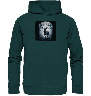dark forest stag - die geheimnisvolle kraft des Waldes - Organic Hoodie | Hoodies | Dark Shadows Arts