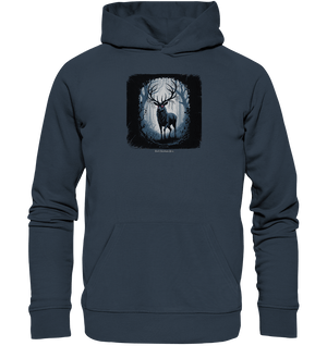 dark forest stag - die geheimnisvolle kraft des Waldes - Organic Hoodie | Hoodies | Dark Shadows Arts