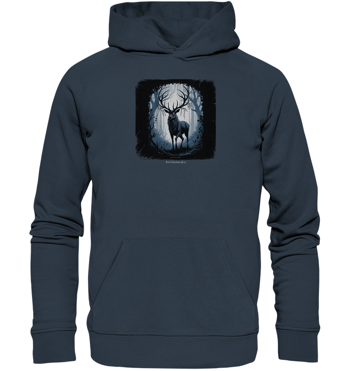 dark forest stag - die geheimnisvolle kraft des Waldes - Organic Hoodie | Hoodies | Dark Shadows Arts