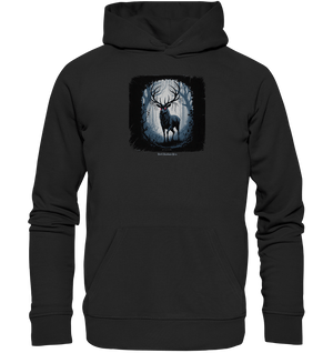 dark forest stag - die geheimnisvolle kraft des Waldes - Organic Hoodie | Hoodies | Dark Shadows Arts