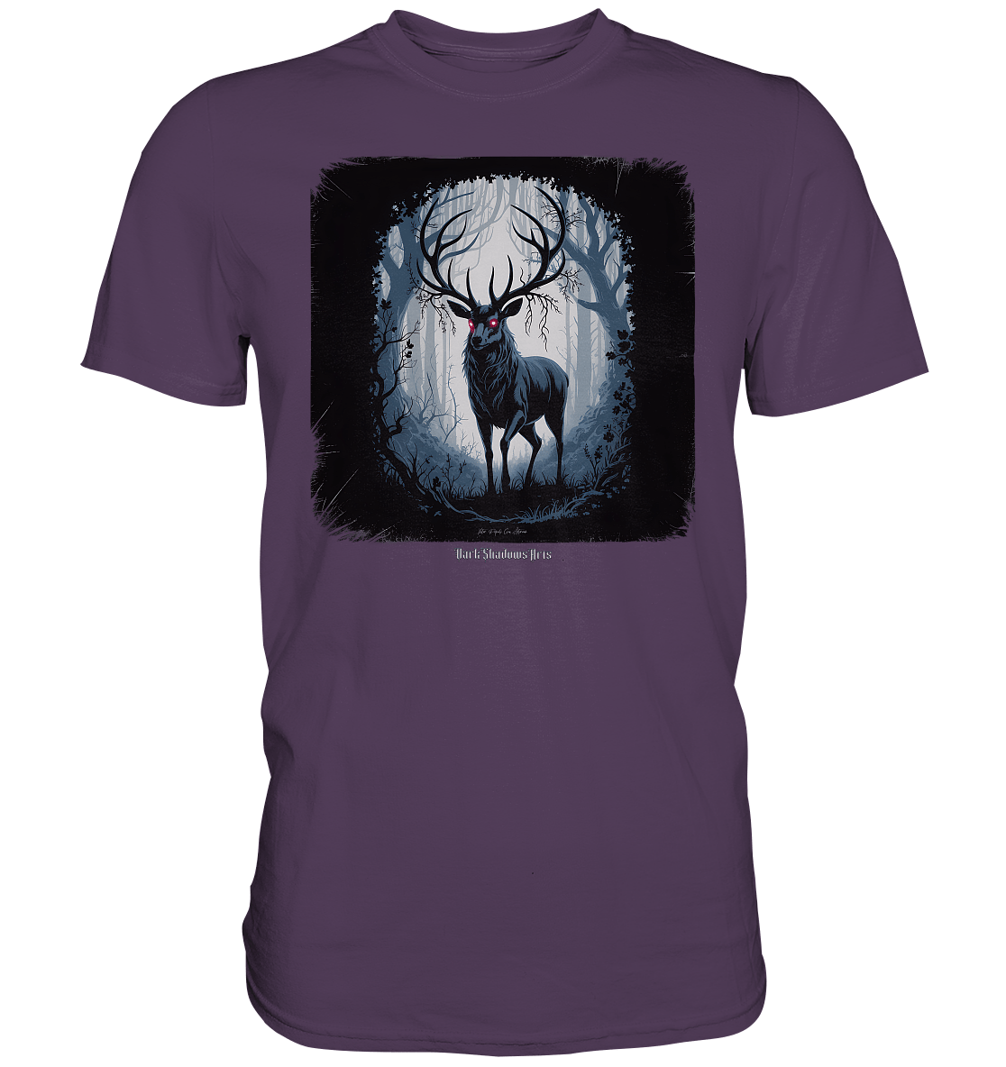 dark forest stag - die geheimnisvolle kraft des Waldes - Premium Shirt | Unisex - Shirts | Dark Shadows Arts
