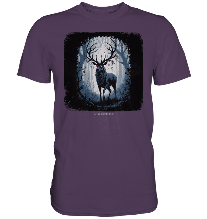 dark forest stag - die geheimnisvolle kraft des Waldes - Premium Shirt | Unisex - Shirts | Dark Shadows Arts