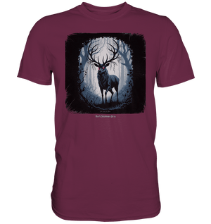 dark forest stag - die geheimnisvolle kraft des Waldes - Premium Shirt | Unisex - Shirts | Dark Shadows Arts