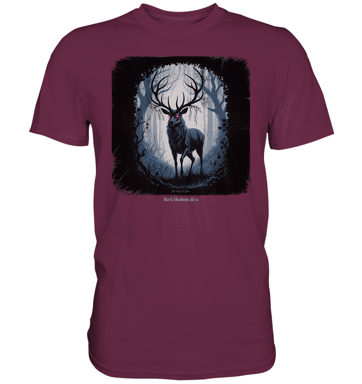dark forest stag - die geheimnisvolle kraft des Waldes - Premium Shirt | Unisex - Shirts | Dark Shadows Arts