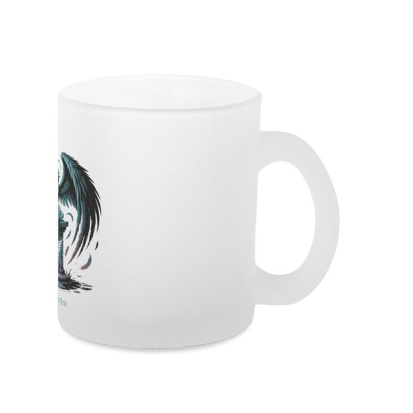 Dark Seraph_ Engel der Schatten & Macht - Glas - Tasse satiniert | Mug | Dark Shadows Arts