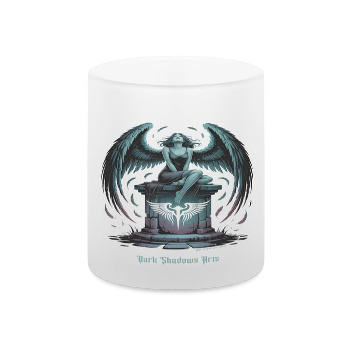 Dark Seraph_ Engel der Schatten & Macht - Glas - Tasse satiniert | Mug | Dark Shadows Arts