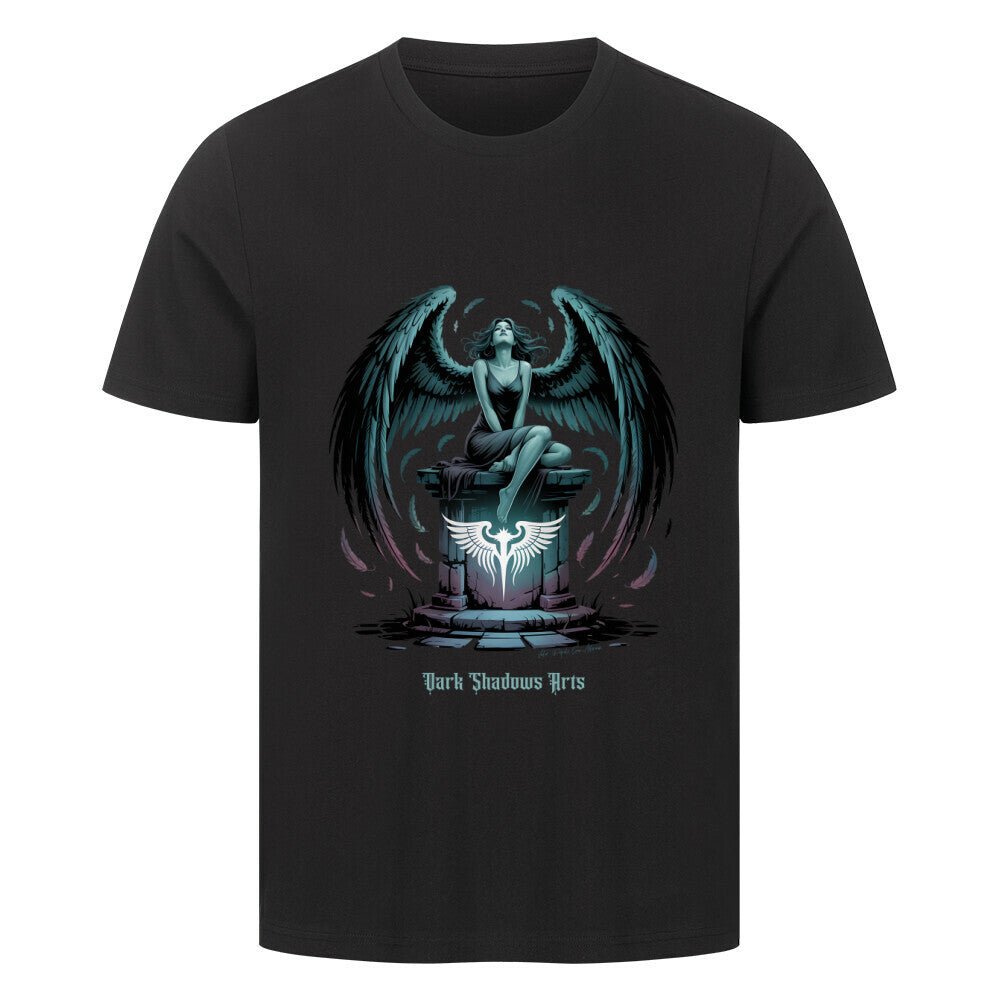 Dark Seraph_ Engel der Schatten & Macht - HigherBlanks Premium T-Shirt | T-Shirt | Dark Shadows Arts