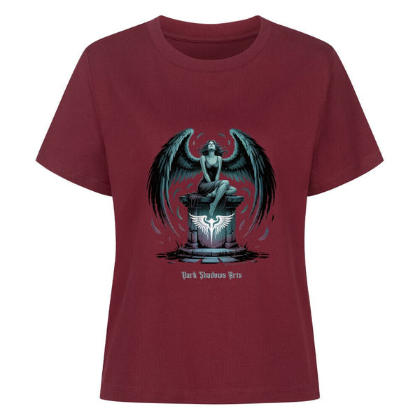 Dark Seraph_ Engel der Schatten & Macht - Premium Organic Shirt Women | T-Shirt | Dark Shadows Arts