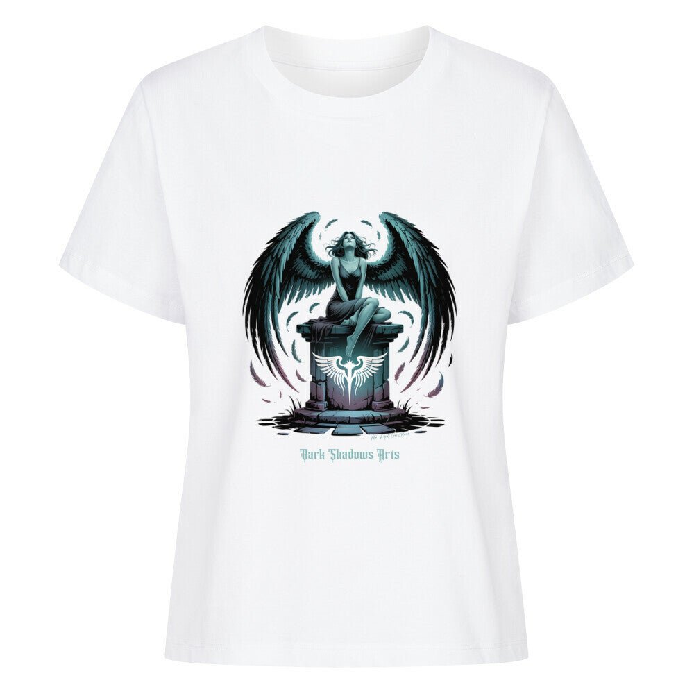 Dark Seraph_ Engel der Schatten & Macht - Premium Organic Shirt Women | T-Shirt | Dark Shadows Arts
